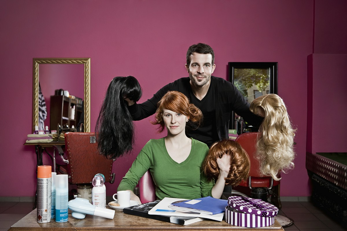 peruki na manekinach